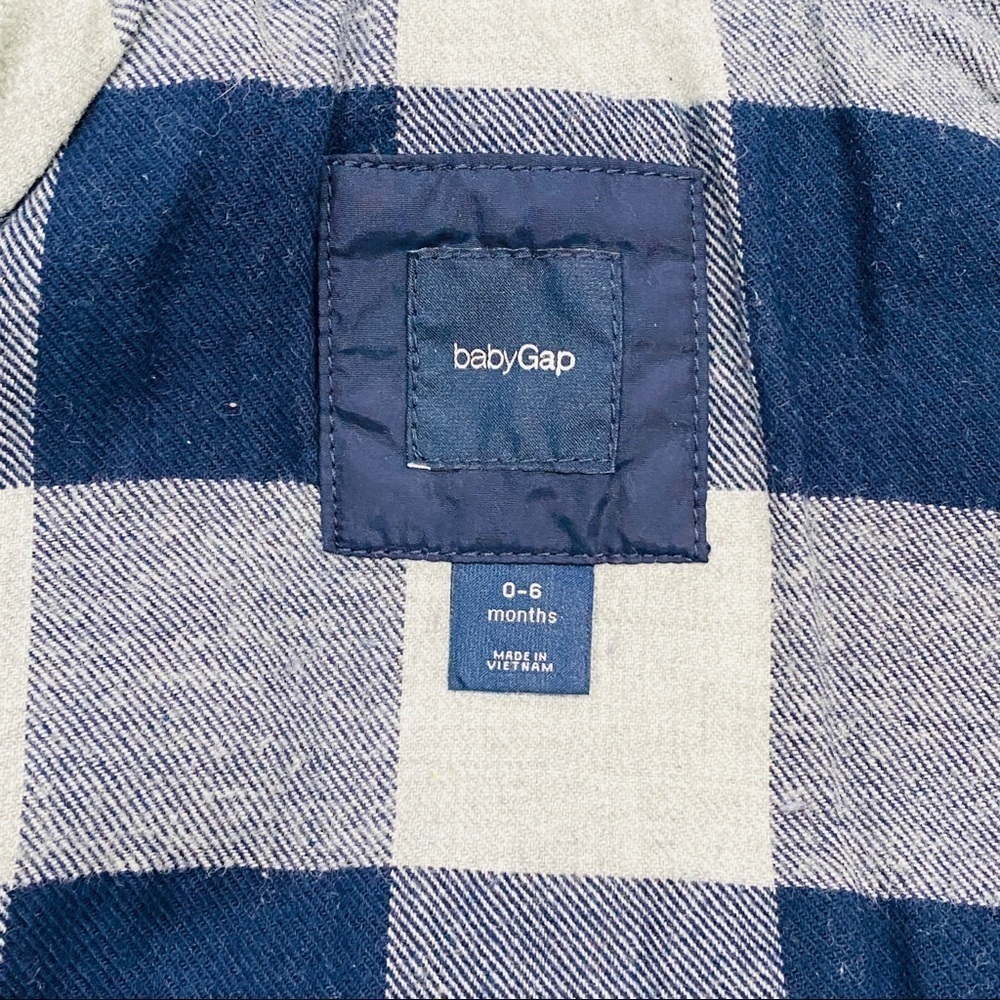 babyGap Infant Winter Puffer Coat Button Zip - Picture 5 of 6